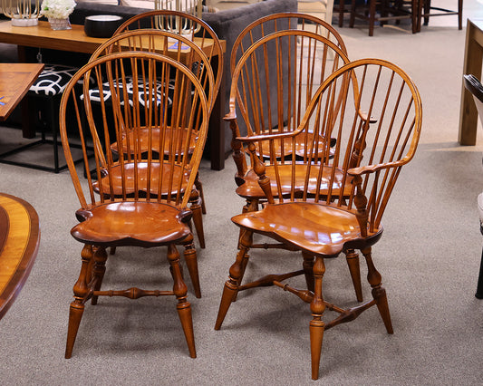 Set of 6 DR Dimes Windsor Dining Chairs