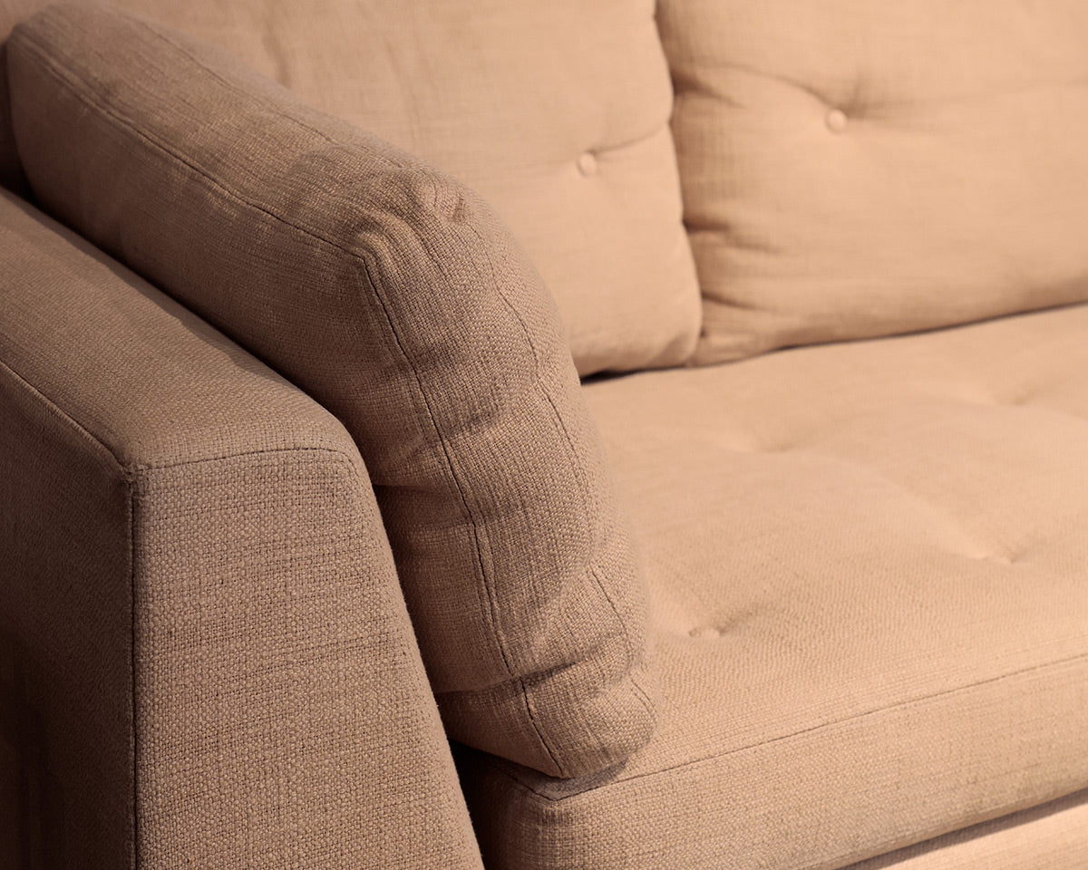 Two-Piece Tufted Uholstered Sectional