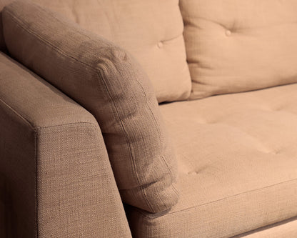 Two-Piece Tufted Uholstered Sectional