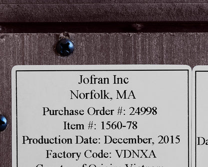 Jofran Casa Bella Mirrored 4-Door Console