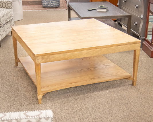 Gat Creek Ava 42" Cocktail Table in Ash Latte Finish