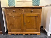 Rustic Pine 2-Drawer Cabinet