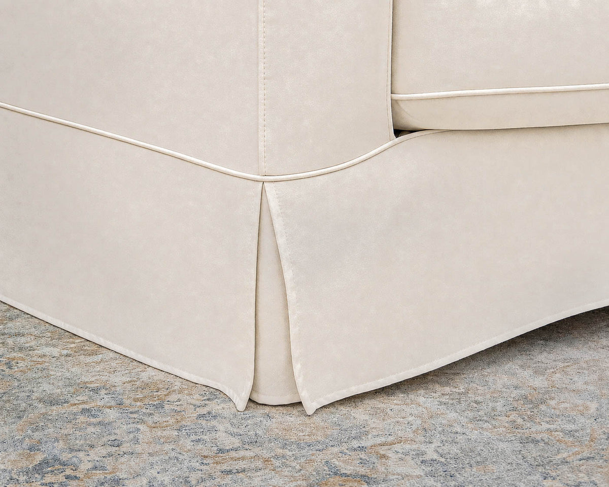 Pottery Barn Two Cushion Slipcover Sofa