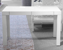 West Elm White Lacquer Writing Desk