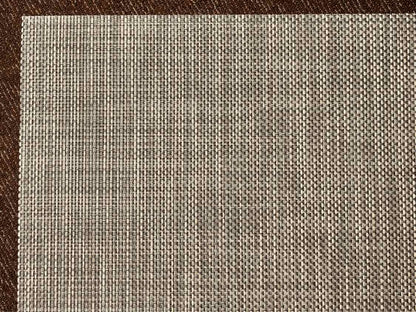 Chilewich Inc  Indoor & Outdoor Basket Weave 'Oyster'  No Slip Backing Area Rug