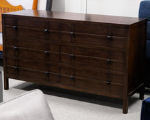 Crate & Barrel 6-Drawer Mahogany Dresser