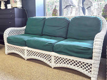 White Wicker 3-Piece Porch Set