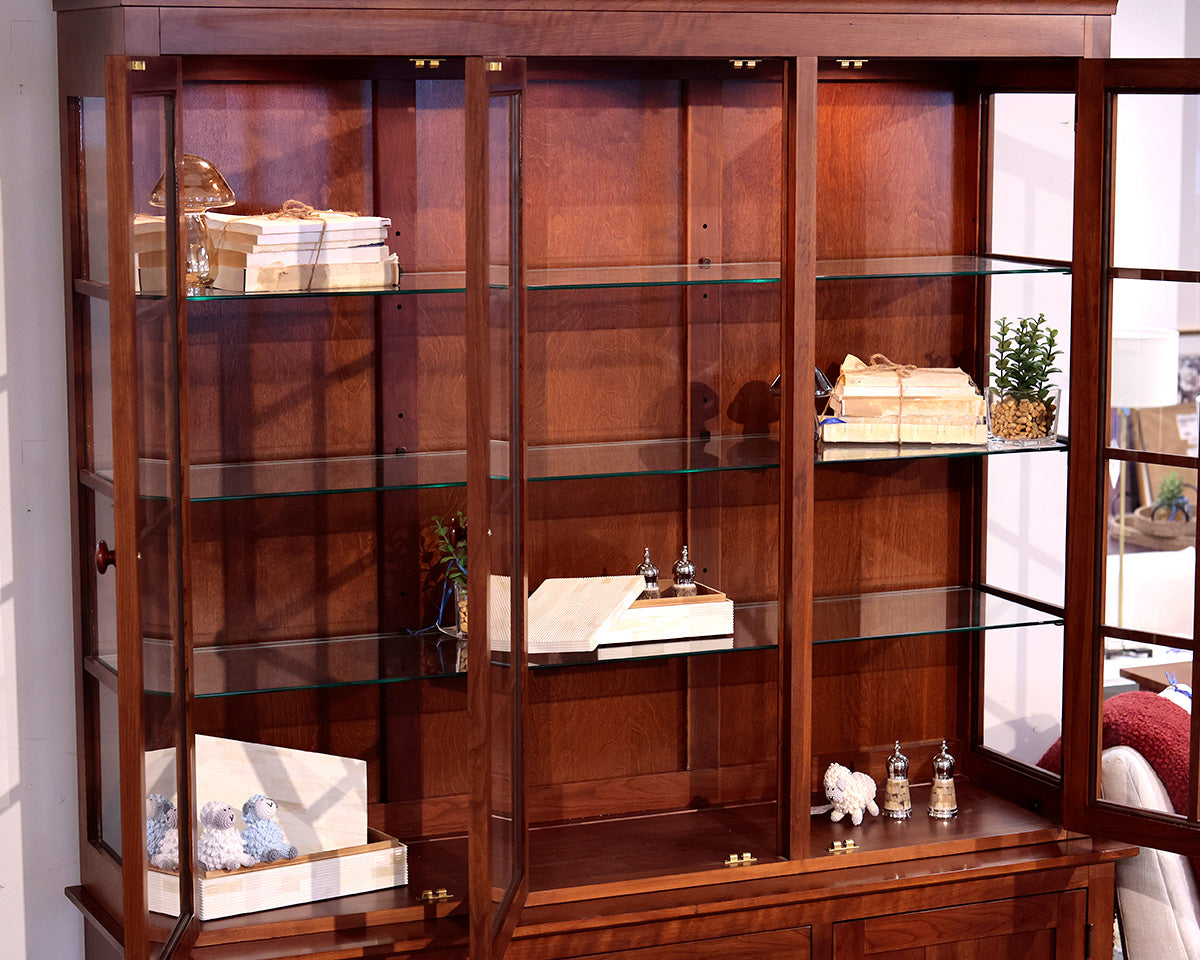 Ethan Allen American Impressions 2 Piece Cherry China Cabinet