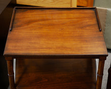 Pair Ethan Allen 'Eugene' Mahogany Nightstands