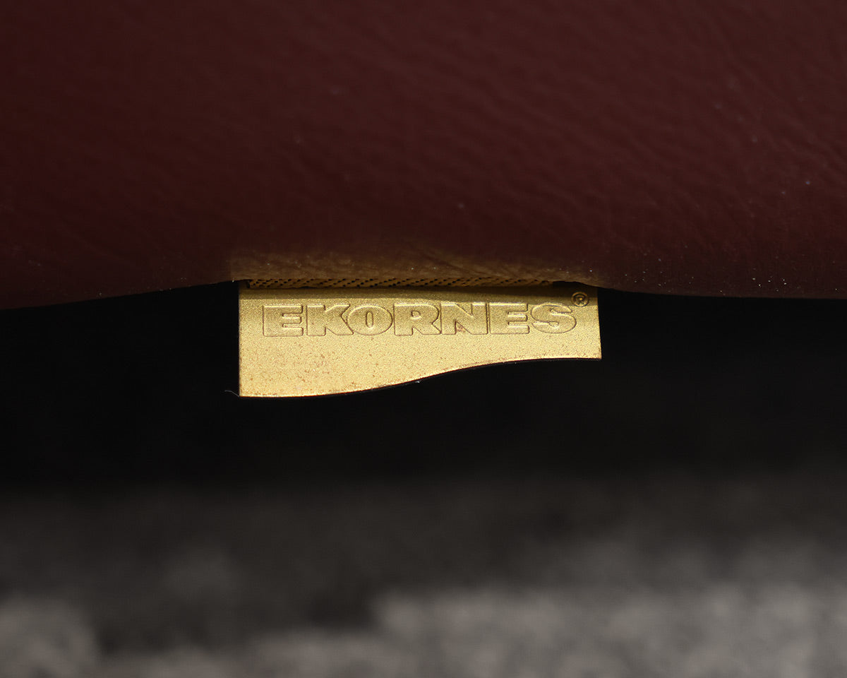 Ekornes Sofas Leather 3-Cushion Sofa