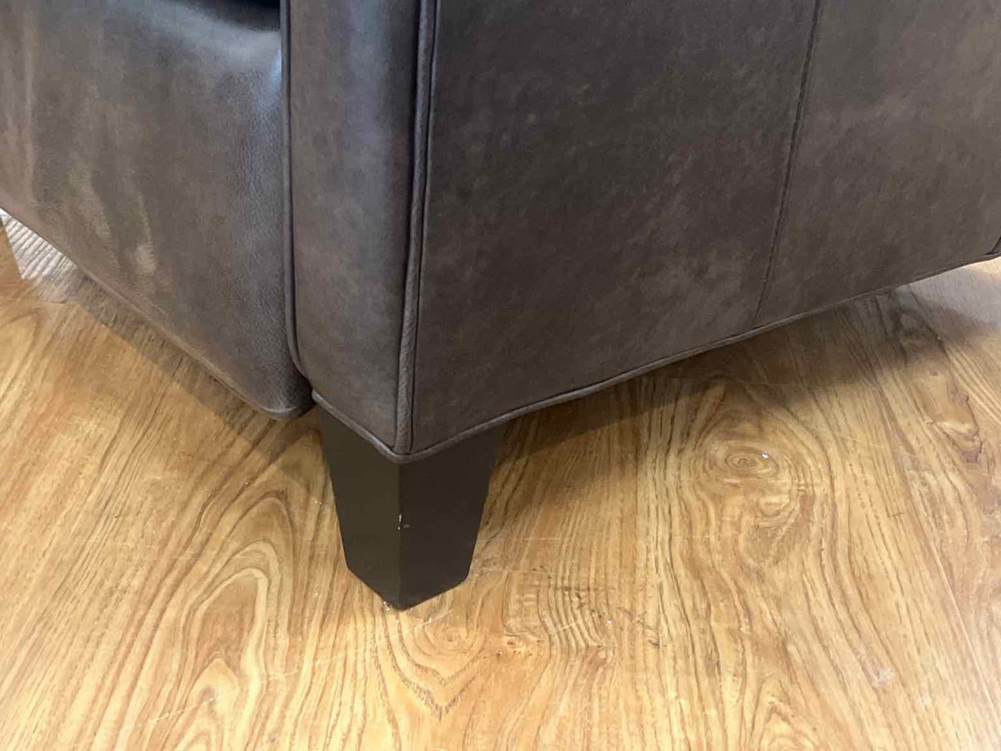 Boston Interiors Dark Brown Leather Recliner