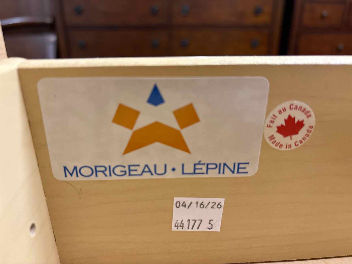 Morigeau-Lepine 3-Drawer Maple Chest