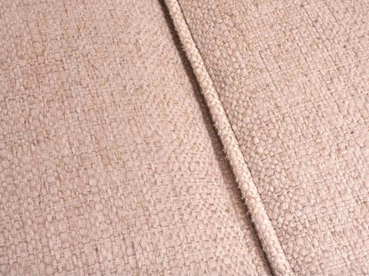 Bassett Ivory Upholstered 3 Cushion Slope Arm Sofa