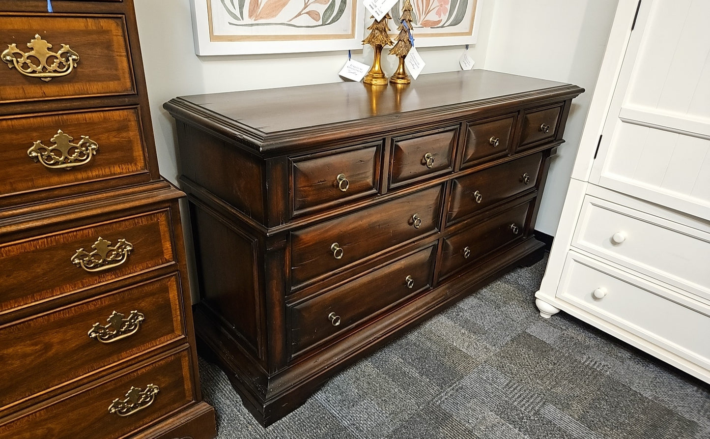 Pottery Barn Espresso 8 Drawer Dresser