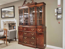 Union National Inlaid Mahogany Breakfront