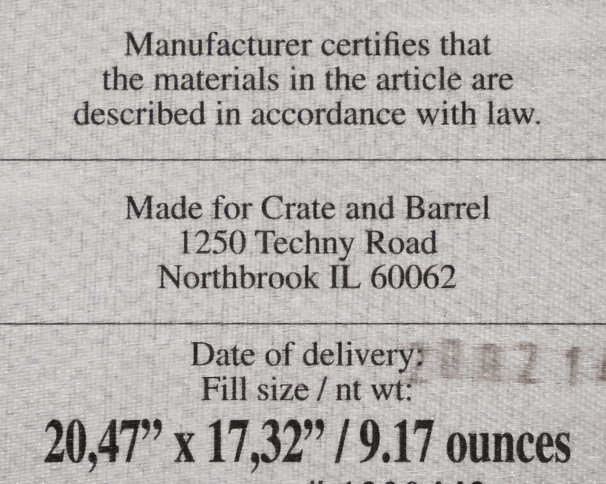 Set of 8 Crate & Barrel Leather Dining Chairs