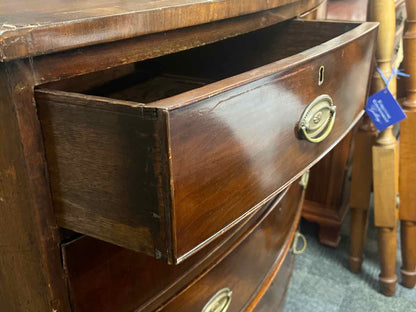 5 Drawer Inlaid Mahogany Chest