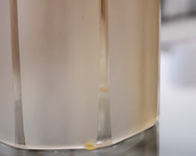Smokey Amber Glass Table Lamp