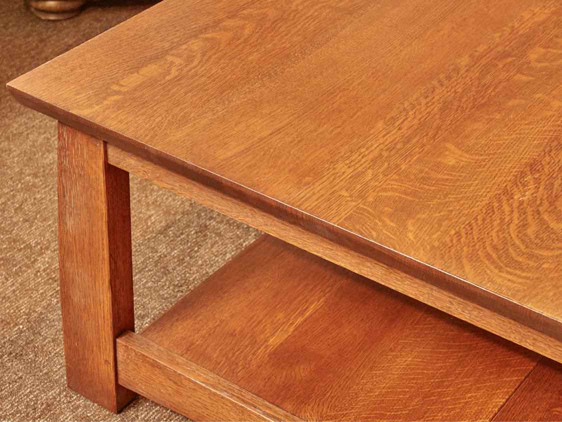 Stickley Oak Mission  'Highlands Square'  89-981 Cocktail Table in Onondaga