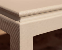 Cream Linen Wrapped Coffee Table