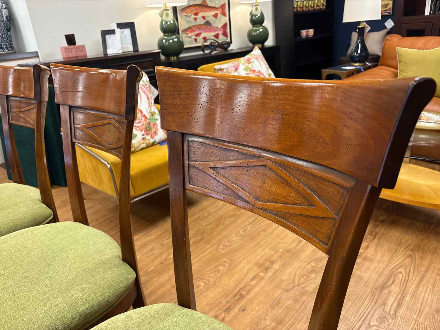 Italian Vintage Expanding Game Table w/ 4 Chairs