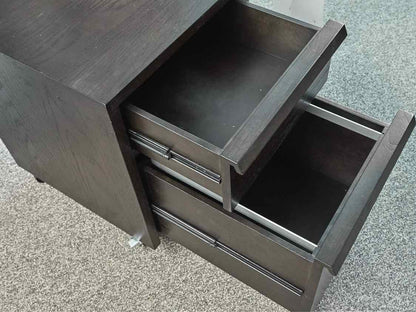 Dark Stain1 Drawer  File Cabinet