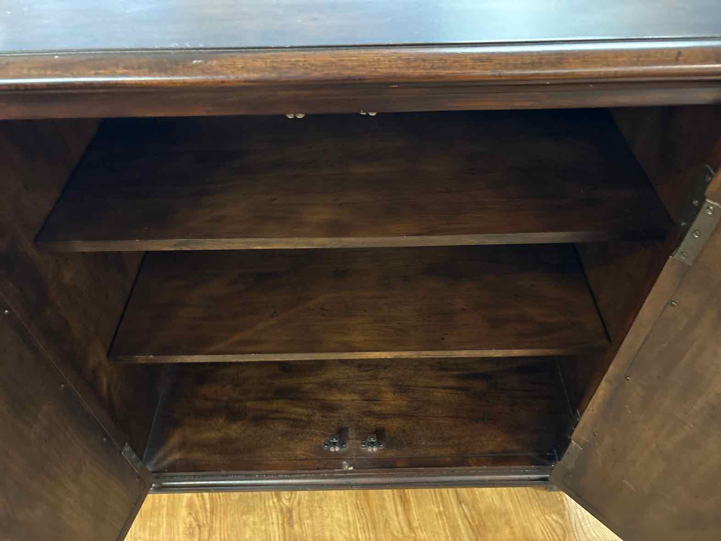 Ethan Allen 4-Door Espresso Console