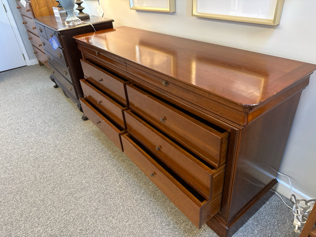 Grange Louis Phillippe Double Dresser in Cherry with Bronze Pulls