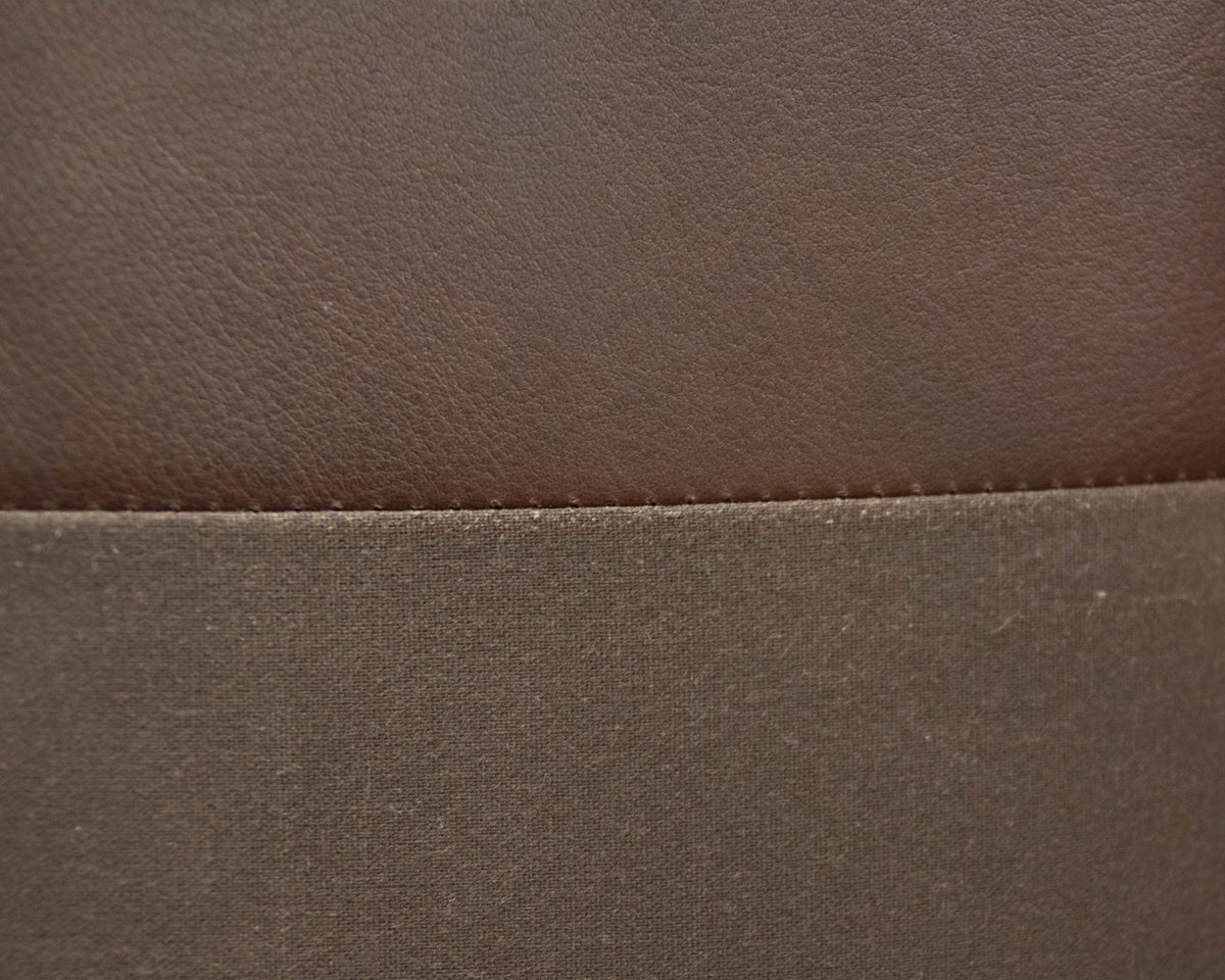 Pair Of  Baker " Coach Legacy" Glove Tanned Mahogany Leather Chairs & Ottoman