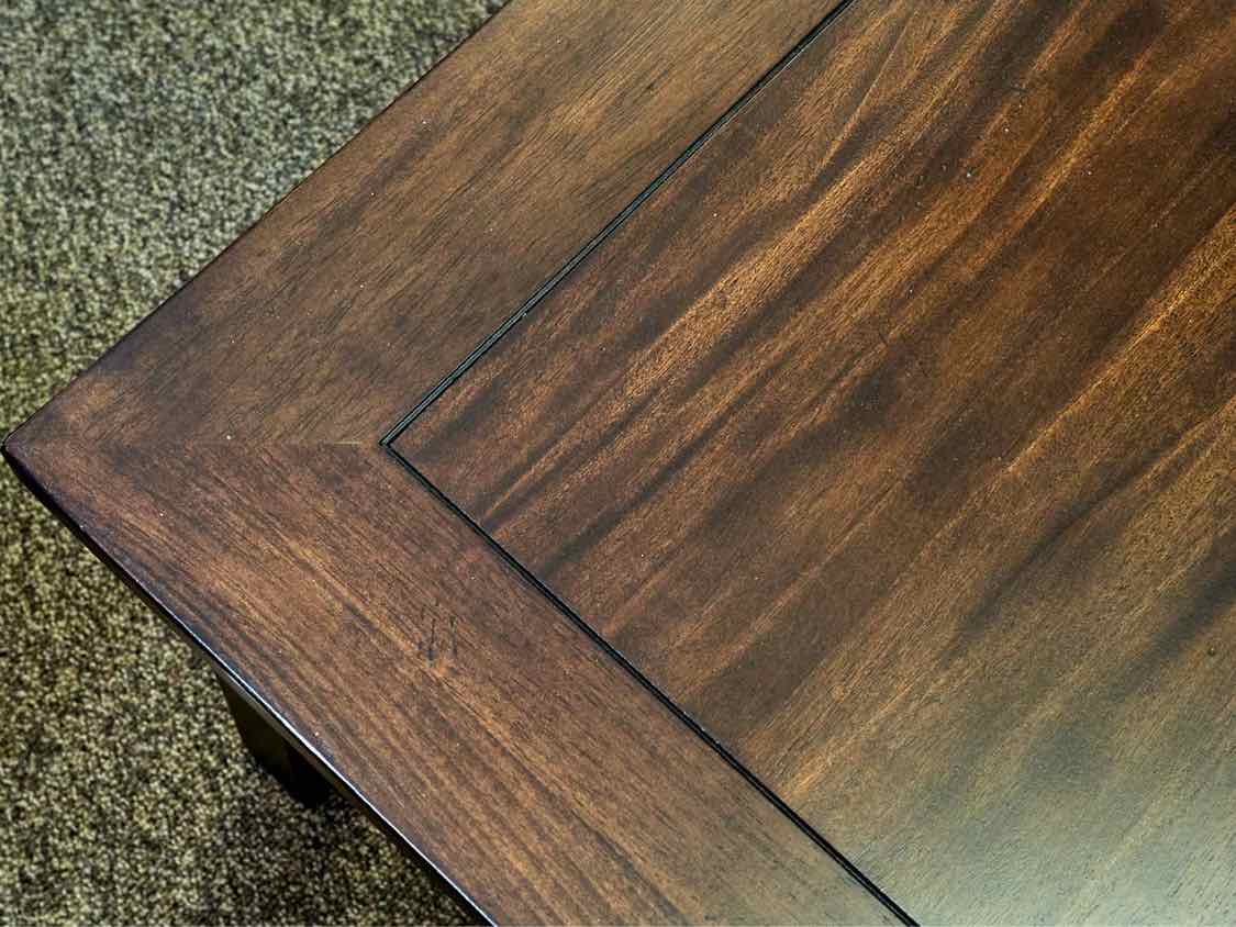 Ethan Allen Walnut Finish Stain Cocktail Table