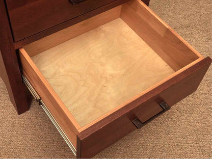 Archbold Furniture Birch 2 Drawer Nightstand in Cherry Finish