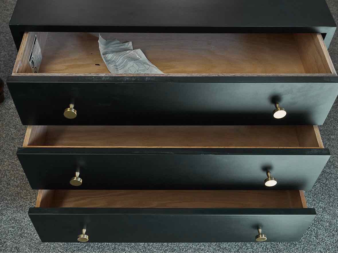 Gat Creek 'Gerard' 3 Drawer Maple Nightstand