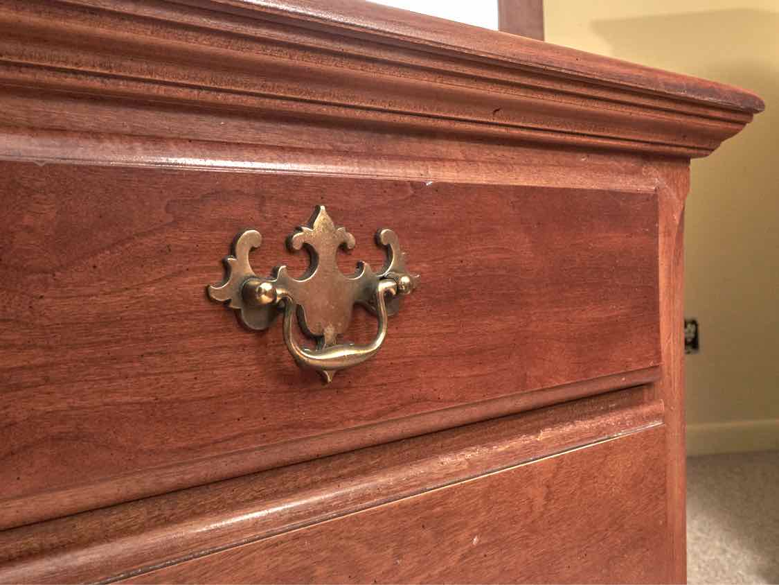 Cherry 3 Drawer Nightstand Chest