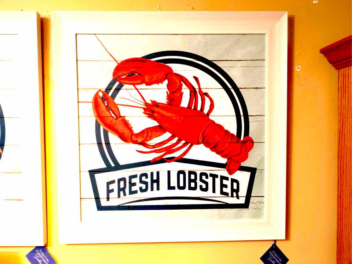 Fresh Lobster Wall Decor