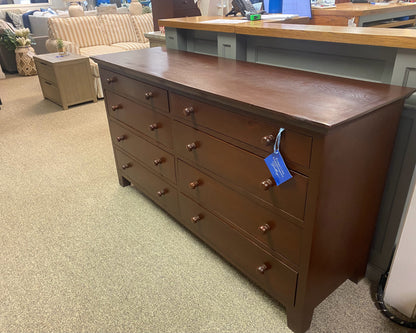 Bench Made Solid Cherry Finish 8 Drawer Dresser