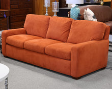 American Leather Terra Cotta Sofa