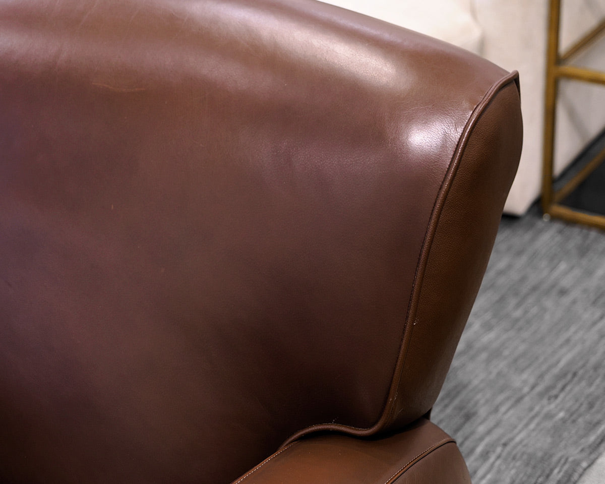 Brown Leather Barcalounger Recliner