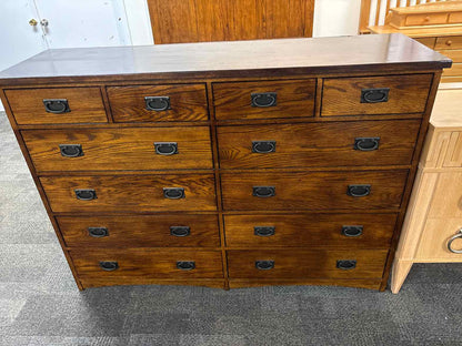 Intercon Furniture Oak Park 12-Drawer Dresser +  Mirror