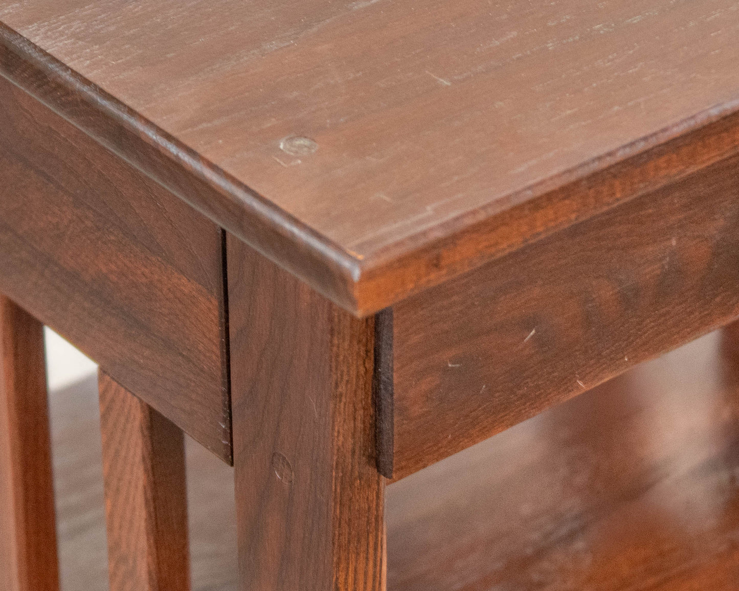 Pair of Mission Style Oak Nightstand