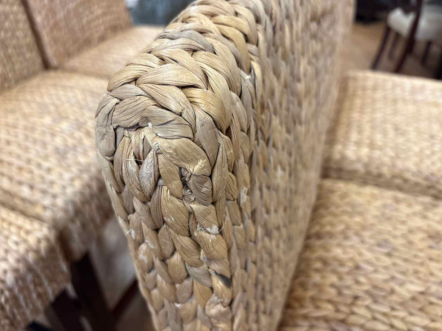 Set of 5 Seagrass Bar Stools