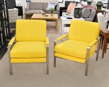 Pair of Ethan Allen 'Jericho' Mid Century Style Arm Chairs