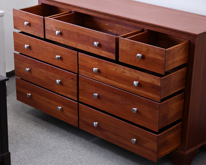 Brown Street Cherry 9 Drawer  Dresser