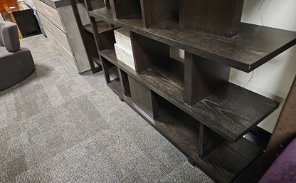 Deep Espresso Asymmetrical Display Shelf