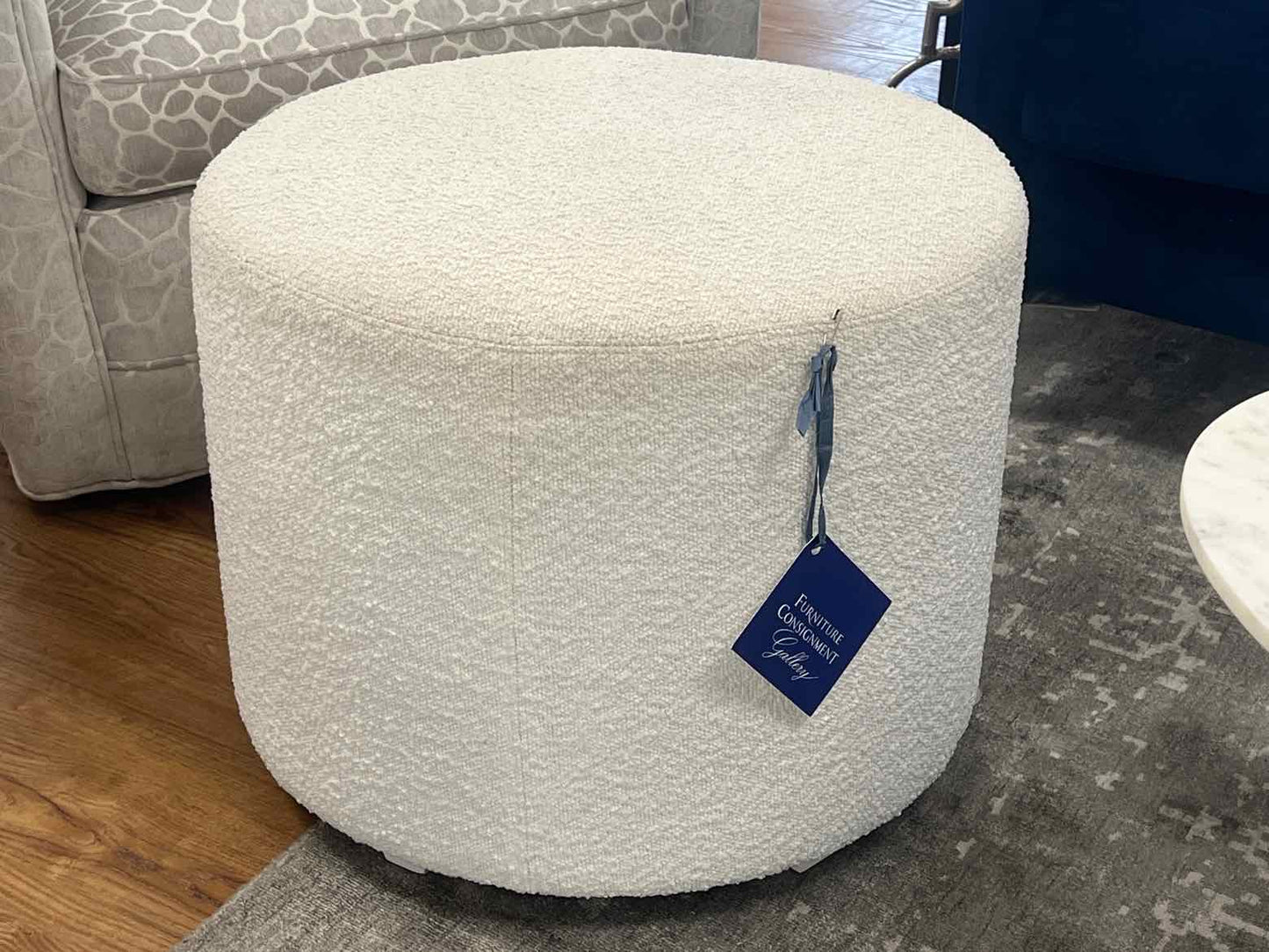 MG+BW Upholstered Ottoman
