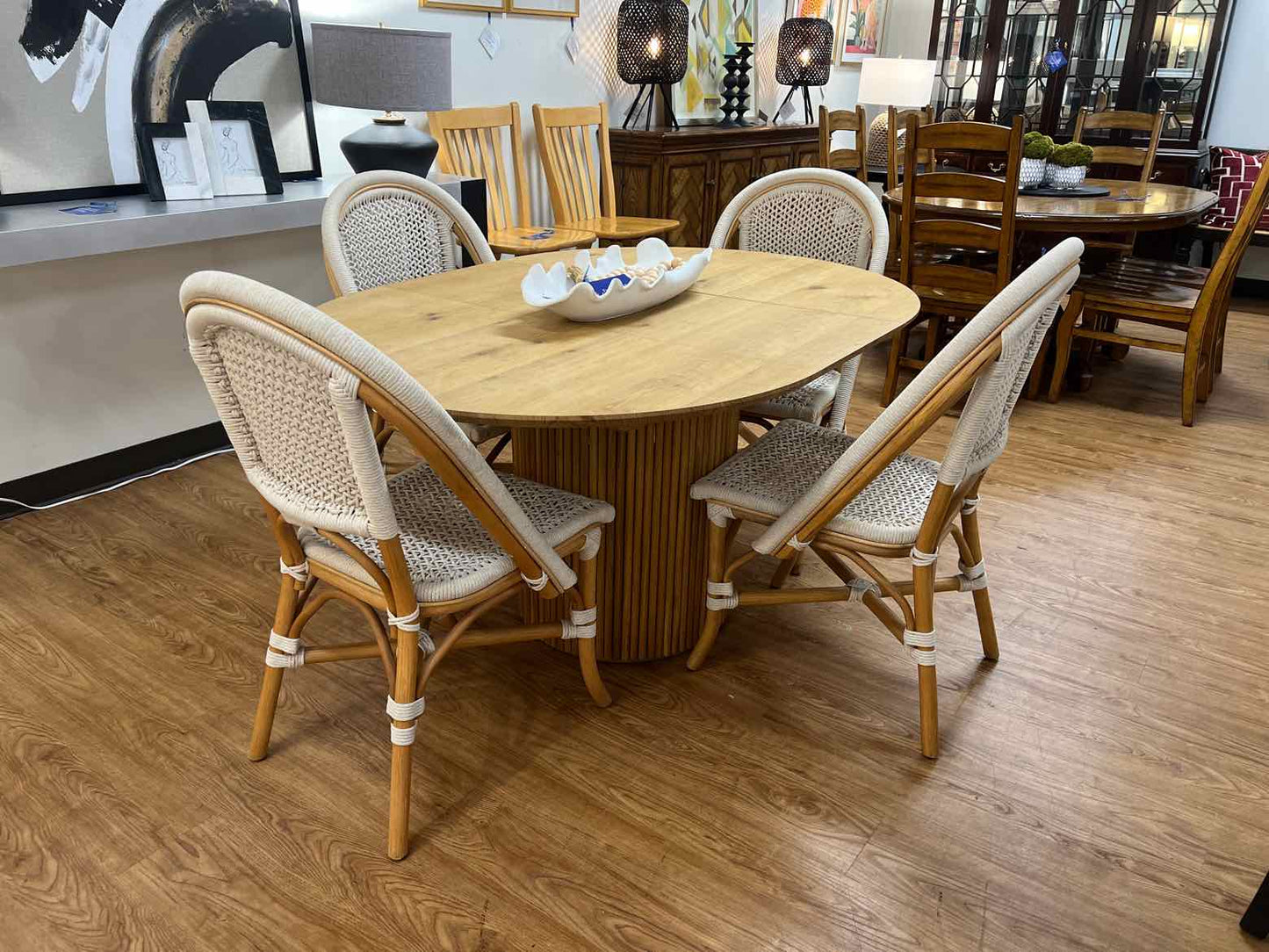 Allmodern 'Iris' Natural Oak Dining Table