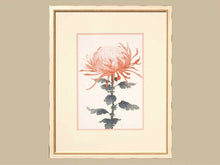 Framed Giclee:  "Asian Coral & White Flowers II"