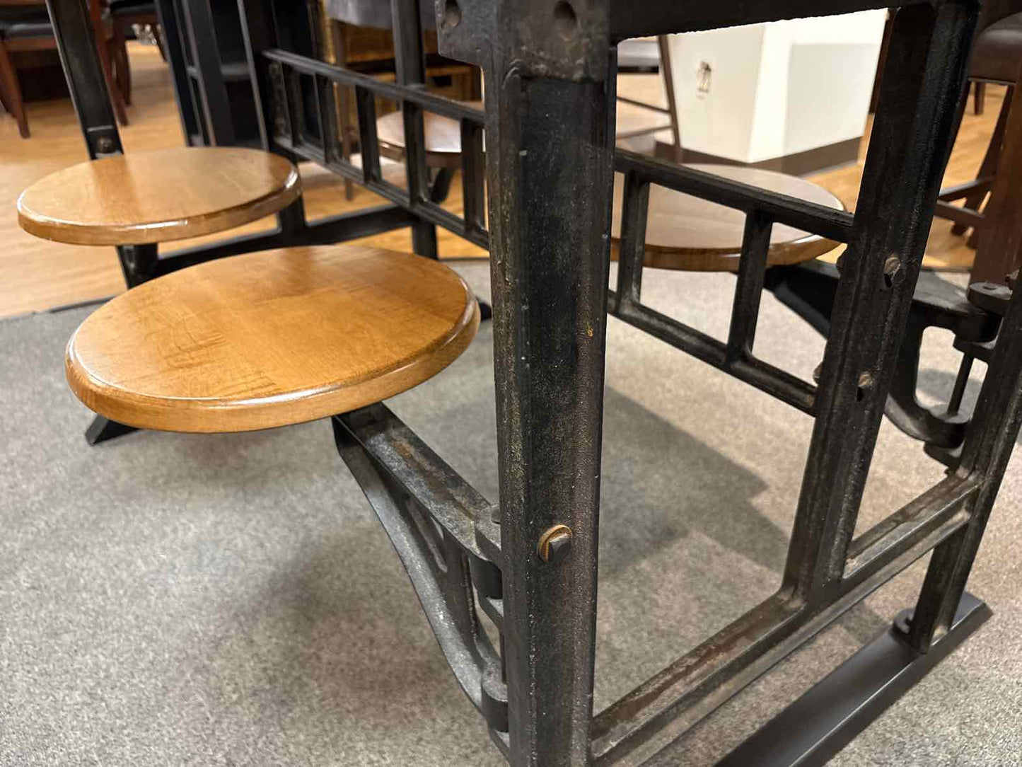 Olde Good Things Industrial 4-Seat Swing Table
