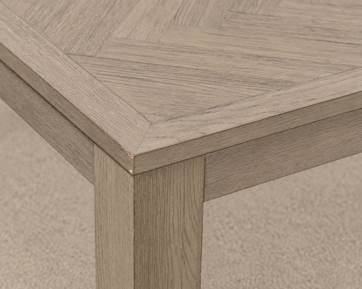 Restoration Hardware Herringbone Rectangular Dining Table Solid Oak
