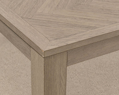 Restoration Hardware Herringbone Rectangular Dining Table Solid Oak