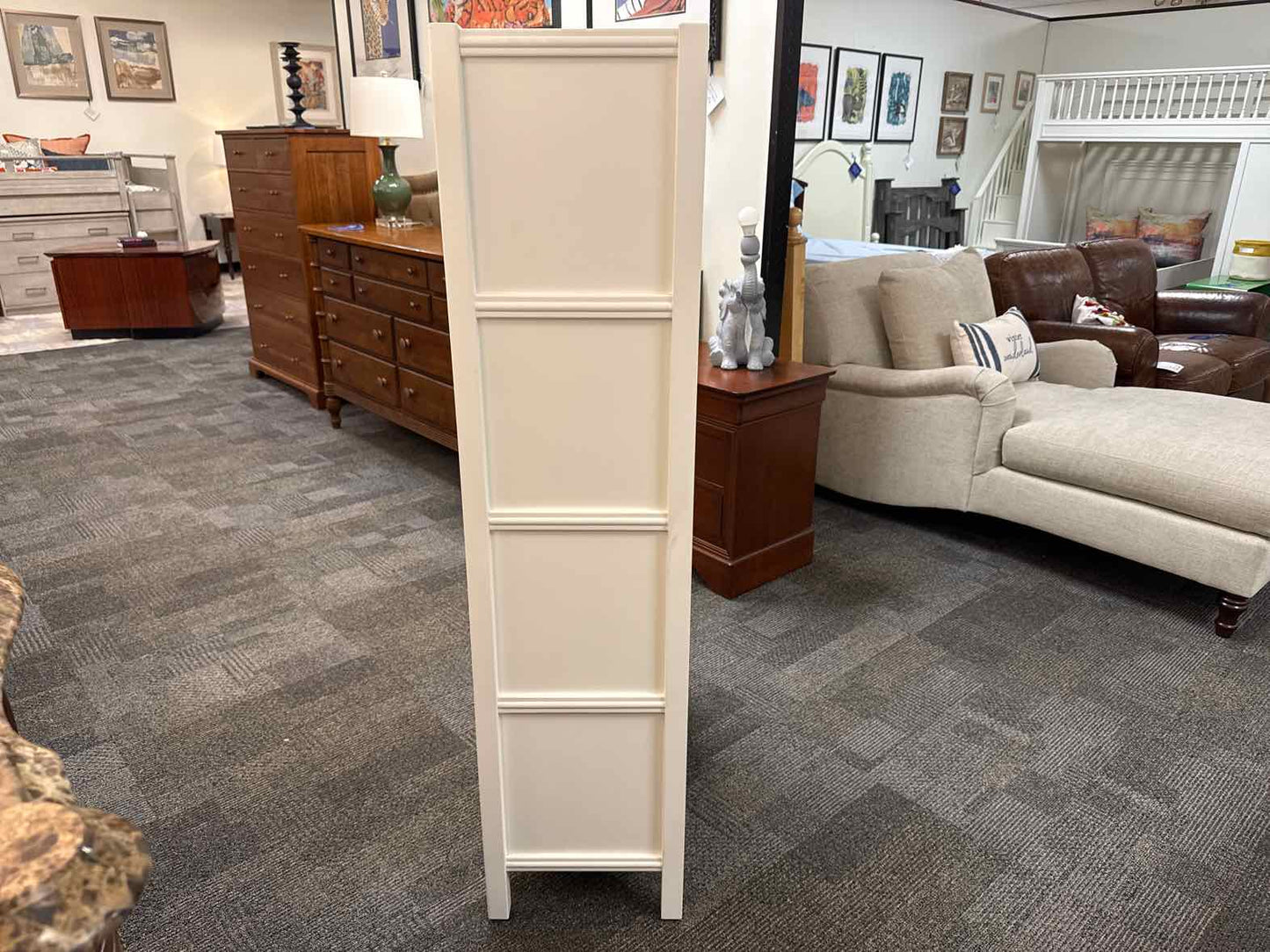 Land of Nod White Bookcase